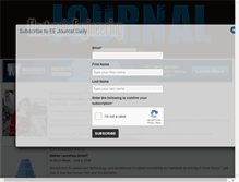 Tablet Screenshot of eejournal.com